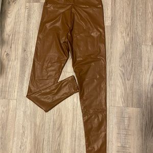 BRAND NEW Urban Planet Brown Leather Leggings